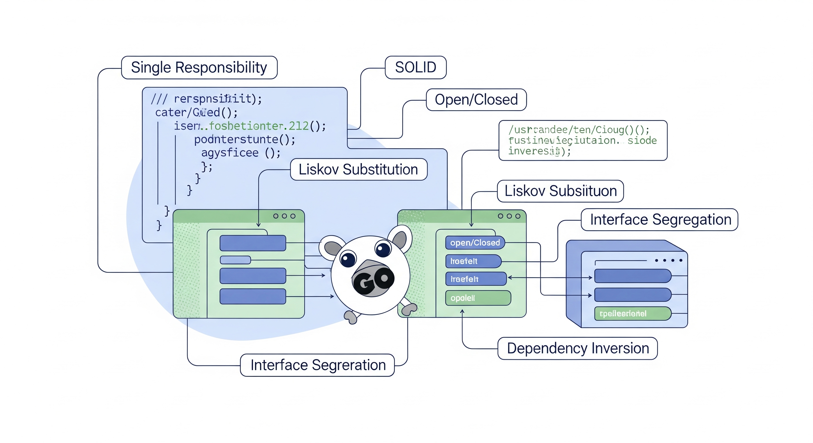 Let's see how we can write Go code following the SOLID principles. /en/posts/go/solid/featured-image.jpg