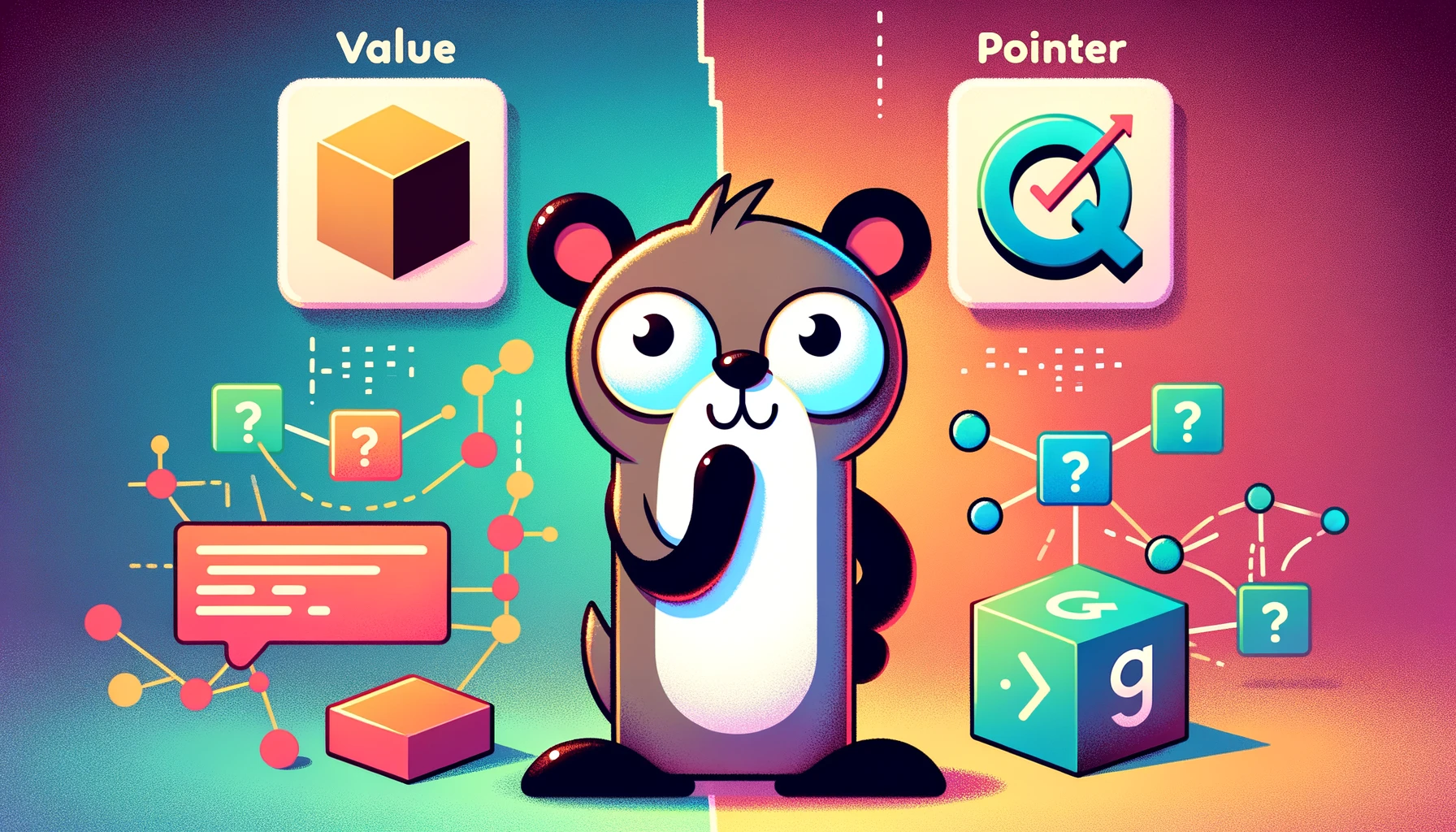 When writing Go, a question that always comes up is whether to use a value or a pointer for a function. Let's look at the difference. /en/posts/go/value_or_pointer/featured-image.webp